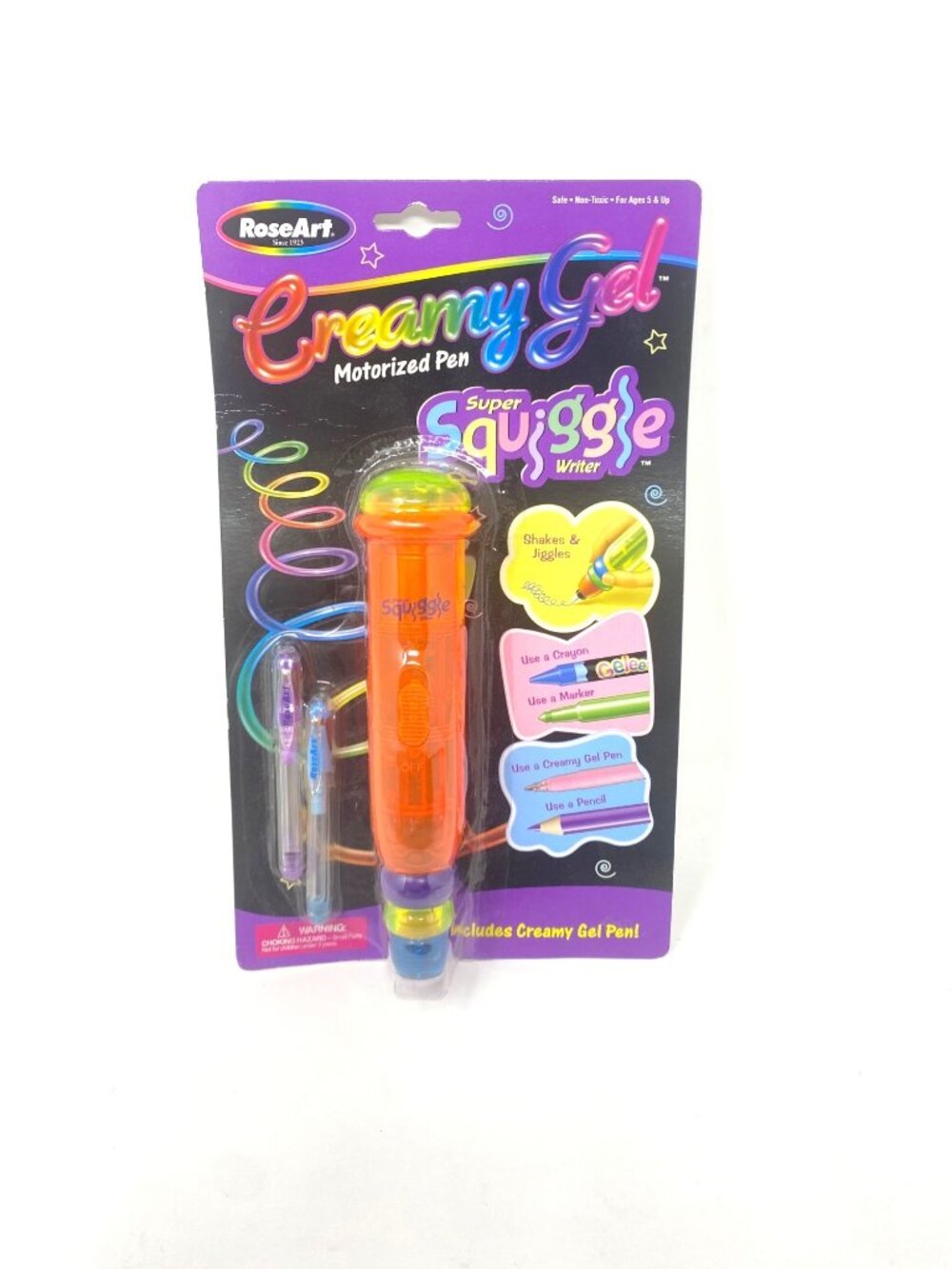 Rose Art Creamy Gel Motorized Pen Super Squiggle Writer Drawing Art Doodle
